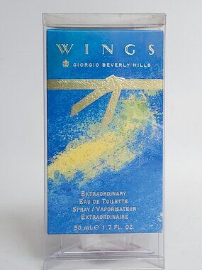 WINGS By Giorgio Beverly Hills 50ml EDT  1.7 fl oz Womens BNIB Discontinued 90s
